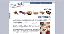 Desktop Screenshot of grupotavfood.com